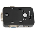 Miniatyrbild 5 av 8: USB 2.0 KVM-switch 1920x1440 2-ports Dubbelskärm KVM-switch för WIN95 98 98SE 2000 ME XP