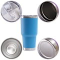 Miniatyrbild 3 av 5: Thermos Termosmugg i Rostfritt Stål, Resemugg för Kaffe, Isolerad Kaffekopp med Vikbart Lock