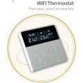Miniatyrbilde 7 av 8: 3A Smart Termostat LCD Fargeskjerm Høy Nøyaktighet Programmerbar Termostat Vannvarme Kjelvarme for Hjem Handlecenter AC90‑240V Grå WiFi