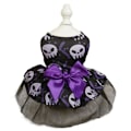 Pikkukuva 1 / 6: 1 kpl Musta ja Violetti Kallo Lemmikkieläimen Puku Koiran Vaatteet Halloweenin Pukeutumiseen