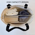 Miniatyrbilde 3 av 5: Tote Bag for Kvinner, Gjenbrukbare Handleposer, til Julegaver, Shopping & Strand