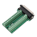 Miniatyrbild 2 av 8: 25-polig Terminalblockanslutning Signalmodul Skruvtyp PCB-terminalbräda för kommunikationsfelsökning DB25‑G2 Hankontakt
