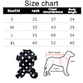 Miniatyrbillede 2 af 6: Prik Sweatre til Små Hunde, Fleece Hvalpe Pjs Jammies, 4 Ben Hundetøj, Vintervarme Onesies Jumpsuit Tøj til Kæledyr (Sort)