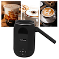 Miniatyrbillede 1 af 8: Elektrisk Mælkeskum Apparat Automatisk Varmt og Koldt Skum Maker og Mælkevarmer til Latte Cappuccino Macchiato EU Stik 220V
