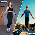 Miniatyrbillede 5 af 5: Vægtede Hoppetov Uden Tov - Til Cardio Træning og Effektiv Vægttabstræning