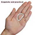 Miniatyrbilde 4 av 5: 10 stk D-ringer, Webbing Spenne Ring for DIY Sy-poser Belter Hundekrage Tilbehør