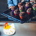 Miniatyrbild 2 av 5: Chick Kitchen Timer Mekanisk, söt timer för barn, 60 minuter manuell matlagningstimer Avsluta nedräkningstimer för matlagning Läsning Sport Studietid
