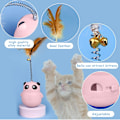 Miniatyrbild 3 av 6: Interaktiv katt långsam matare, husdjur leksaker, automatisk husdjur långsam matare, Tumbler Design Ball