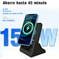 Miniatyrbild 2 av 5: 1 x  15W Wireless Charging Stand1 x Data Cable1 x User Manual