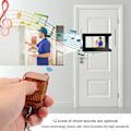 Miniatyrbild 4 av 8: 7 tum LCD IP Fingeravtryckslösenord Fjärrkontroll IR Video Smart Dörrklocka Monitor Intercom (EU-kontakt)