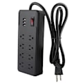 Miniatyrbillede 2 af 2: Multifunktionel US Intelligent Stikstik med USB Port Switch til Smart Home 110-250V