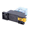 Miniatyrbillede 1 af 2: LY2NJ DPDT 8-polet automatisk justeringsrelæ med PTF08A sokkelbase (DC24V)