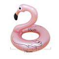 Miniatyrbilde 2 av 5: Oppblåsbar Flamingo Badeflåte for Bassengfest, Passer for Barn og Voksne
