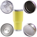 Miniatyrbild 3 av 5: Thermos Termosmugg i Rostfritt Stål, Resemugg för Kaffe, Isolerad Kaffekopp med Vikbart Lock