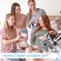 Miniatyrbild 5 av 5: Nyfödd Baby Wrap Swaddlefilt Stickad Sov-Säck