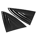 Miniatyrbillede 1 af 2: Sort Bagrude Louver Shutter Cover Trim til Tesla Model 3 2018-2019 Biltilbehør