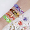 Miniatyrbild 3 av 8: 24 färgpigment nagelpulver, färgglatt iriserande glitter Ultrafint självlysande pärlemorskimrande Högglans halopulver, naglarpigment damm 3D DIY Nail Art