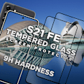 Miniatyrbild 3 av 5: Samsung S21 FE 9H Härdat Glas Skärmskydd – Superkvalitet och Optimal Skydd