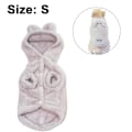 Miniatyrbillede 2 af 6: Vintervarme Små Hunde Pyjamasjakker til Hvalpe, Sød Kanin Design Pet PJS Jumpsuit, Blød Fleece Hoodie Tøj
