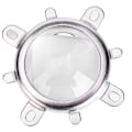 Miniatyrbilde 1 av 2: 44mm Optisk Glasslinse 50mm Reflektor Collimator Cup Fast Brakett for 20-100W LED Lys (120° )