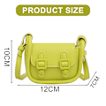 Miniatyrbild 2 av 5: Ny konstlädermode retro handväska enkel axelväska avslappnad crossbody väska