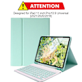 Pikkukuva 2 / 5: Näppäimistökuori Langaton Näppäimistökansi Kynäpidikkeellä Näppäimistökuori iPadille 11 tuuman Pro/10.9 Universal [2021/2020/2018]