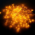Miniatyrbillede 2 af 2: LED-lysstreng med stjerneform Lampe Julebryllup Fest Vindue Dekoration med EU-stik Gul