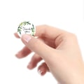 Miniatyrbilde 4 av 5: 1 tomme 500 stk/rull Runde Blomster Takk-klistremerker Etikett for Bryllupsgaver og Fest Håndlagde Klistremerker Konvolutt