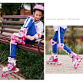 Miniatyrbild 3 av 5: Justerbara Inline Skates för Barn, Roliga Upplysta Stötsäkra Hjul Inline Skates