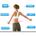 Miniatyrbild 3 av 5: 8-karaktärs dragrem yoga fitness dragrep vacker rygg öppna axlar bröst expansion hjälpsträcka elastiskt band - Bärbar Hög Elasticitet