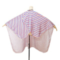 Miniatyrbilde 5 av 6: Salong Kapp Polyester Hårklipp Forkle Hårklipp Kapp, 57”x63”, Rød, Blå og Hvite Striper