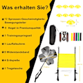 Miniatyrbild 2 av 6: Set, Agility Speed ​​Ladder, Koordinationsstege, Set - Inklusive 6m träningsstege, 8 x slalomkoner,