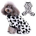 Miniatyrbillede 1 af 5: Sweatre til små hunde, fleece hvalpe pyjamas, 4 ben hundetøj, vinter varm onesies jumpsuit tøj til kæledyr