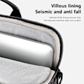 Miniatyrbild 3 av 5: Laptopväska, 15,6 tum affärsportfölj, vattenavvisande axelväska, datorväska för arbete, kontor, resor