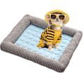Miniatyrbilde 1 av 6: Sommerkjølig Pet Kennel Is Silke Pute for Hunder og Katter, Vaskbar for Hundebenger, Bur, Kasser og Bilseter, Komfortabel Myk Dyreutstyr