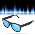 Miniatyrbild 6 av 8: GS01 01 Audio Solglasögon Röststyrning Låg Latens Bluetooth Glasögon Pekskärm Blå