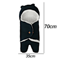 Miniatyrbilde 2 av 5: Høst- og vintersovepose for baby i tykt fleece
