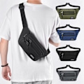 Miniatyrbild 3 av 5: Mode Fanny Pack för Kvinnor Män, Justerbara Bälten, Casual Väska för Resor Vandring Konsert Löpning