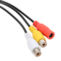 Miniatyrbillede 3 af 8: 5 tommer bil backup monitor foldbar HD IPS skærm tovejs video input universal til lastbiler