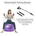 Miniatyrbillede 3 af 5: Yoga Bold Ring, Kun Boldbase, Passer Til Yoga Bolde - Til Kontor, Fitnesscenter Og Stol