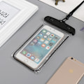 Miniatyrbillede 4 af 6: Vandafvisende Telefonpose 2-pak, Universal Mobiltelefon Vandtæt Under Vandtaske Tørpose