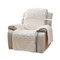 Lænestolsovertræk, 21,7-tommer quiltet lænestolsovertræk (beige)