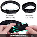 Miniatyrbilde 5 av 8: Støvle-stropper, 1 par kne-støvelstropper av elastisk justerbar belte, pluss ekstra 12/20 stk. selvklebende tape krok-klistremerker for å forhindre at de faller av
