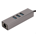 Miniatyrbild 4 av 8: USB-C Hub USB-C till RJ45-adapter 5 Gbps Plug and Play USB-dockningsstation för Windows för OS X för Linux Silvergrå