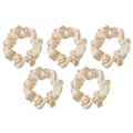 Miniatyrbilde 1 av 5: Svart satengscrunchie, satengscrunchie for jenter | Søt satengscrunchie