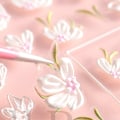 Miniatyrbild 2 av 6: 5D Nagelsticker Dekaler, Självhäftande Nagelkonsttillbehör DIY Nageldekaler Nageldekorationer för Kvinnor Flickor