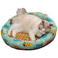 Miniatyrbillede 1 af 5: Sommermåtte Kennel Kattenest Kold Pude Dyretilbehør, Rattanmåtte Kattekøler Sovemåtte, Squishmallow Dyreseng