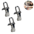 Miniatyrbilde 2 av 8: 3 stk U-formet spenne Utendørs paraply tau armbånd tilbehør justerbar spenne U-formet stål spenne