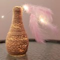 Miniatyrbild 2 av 8: Feather String Lights, led dekorativa lampor, Fjärrkontroll Romantisk vägghängande gardin dekoration$Fjäder String Lights Fairy Lights Batteri