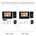 Miniatyrbild 8 av 8: Trådbunden Dörrklocka 7 tum TFT Monitor Intercom Kamera Videodörrtelefon Access Control System 100-240VAU-kontakt